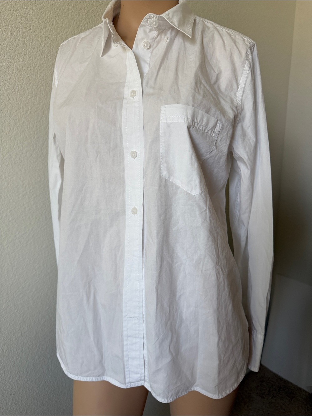 New J. Crew Classic White Chinos - Organic Cotton size 10